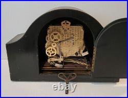 Antique 1930's Oak Westminster, Whittington & St. Michael Chiming Mantel Clock