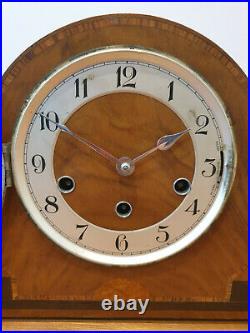 Antique 1930s Haller Art Deco Mantel Clock with Westminster & Whittington Chime