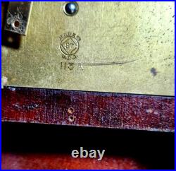 Antique 8 Day Seth Thomas 413 A Beehive Westminster Chime Clock Nice Working