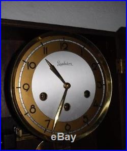 Antique 8day Reguladora Wall Clock Regulator Working Westminster Ave Maria Chime