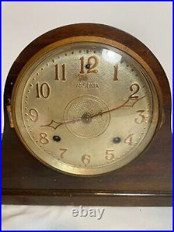 Antique Ansonia 8 Day Mantle Clock with Chimes. Made by Ansonia Clock Company