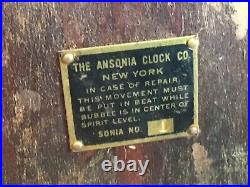 Antique Ansonia Clock Company Mantle Clock