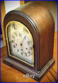 Antique Ansonia Sonia No. 5 Mantle Clock Westminster Chime Runs 8 Day 1922