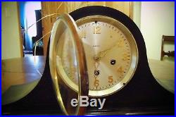 Antique Ansonia Tambour Westminster Chime Mantle Clock Runs 8 Day T/S c. 1923