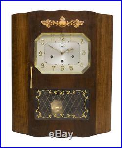 Antique Art Deco French Carillon Romanet Morbier Westminster Chime Wall Clock