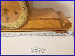 Antique Art Deco Junghans Birks Westminster Chime Mantel Clock Made in Germany