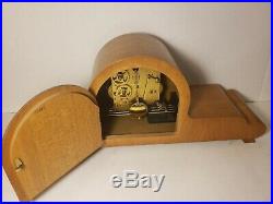 Antique Art Deco Junghans Birks Westminster Chime Mantel Clock Made in Germany
