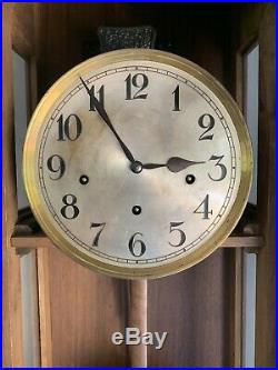 Antique Baroque Style Westminster Chime Wall Clock