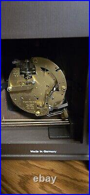 Antique Bulova Mantel Clock Solid Wood Case 130-020 Germany Two Jewels