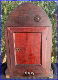 Antique C 1920s Junghans Mantle / CHIME Clock RUNS GOOD SEE VIDEO