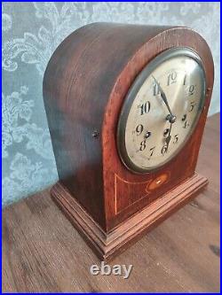 Antique Cathedral Junghans B18 Westminster Chime Dome Mantel Mantle Clock