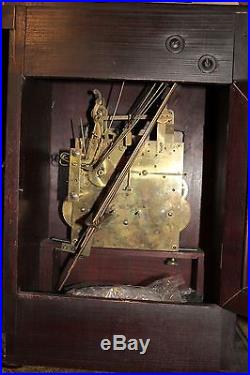 Antique Circa 1910 Mahogany KIENZLE MANTEL BRACKET CLOCK Westminster CHIME