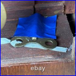 Antique Edwardian Mahogany And Inlay Lancet Top Mantel Clock -1910 England Works