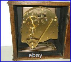Antique Elliott Croydon London 8day Westminster Dual Chime Bracket Clock Working