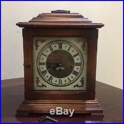 Antique Franz Hermle 8 Day westminster chime mantle clock Made In West Germany