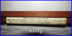 Antique French Vedette Quarter Hour Veritable Westminster Chime Wall Clock 8-day