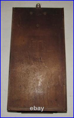 Antique French Vedette Quarter Hour Veritable Westminster Chime Wall Clock 8-day