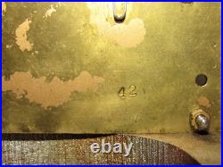 Antique French Vedette Quarter Hour Veritable Westminster Chime Wall Clock 8-day