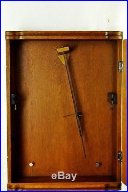 Antique French Westminster Chime Art Deo Wall Clock approx. 1925