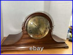 Antique German 2 Melody Trinity & Westminster Chime Mantel Clock 8-Day See Photo