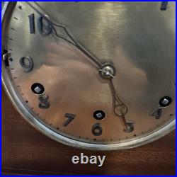 Antique German 2 Melody Trinity & Westminster Chime Mantel Clock 8-Day See Photo