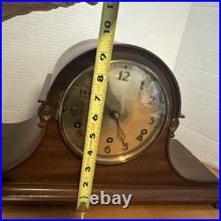 Antique German 2 Melody Trinity & Westminster Chime Mantel Clock 8-Day See Photo
