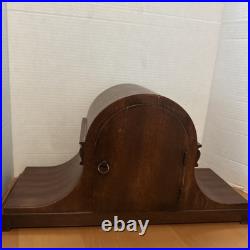 Antique German 2 Melody Trinity & Westminster Chime Mantel Clock 8-Day See Photo