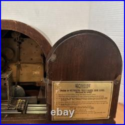 Antique German 2 Melody Trinity & Westminster Chime Mantel Clock 8-Day See Photo