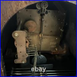 Antique German 2 Melody Trinity & Westminster Chime Mantel Clock 8-Day See Photo