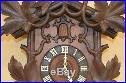 Antique German Black Forest Huge Westminster Chime Very Rare! Cuckoo Clock