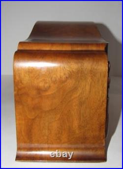 Antique German Goldanker Art Deco Quarter Hour Westminster Chime Mantel Clock