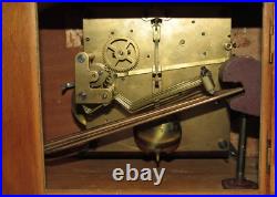 Antique German Goldanker Art Deco Quarter Hour Westminster Chime Mantel Clock
