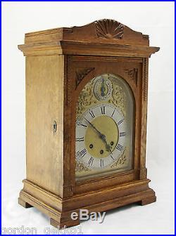 Antique German Gustav Becker 8 Day Westminster Chiming Bracket Mantel Clock 1925