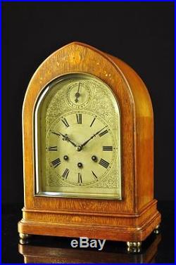 Antique German Gustav Becker Mantel Clock / Westminster Chime approx. 1925