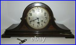 Antique German Gustav Becker P14 Quarter Hour Westminster Chime Clock 8-Day