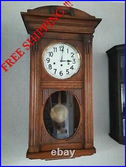 Antique German JUNGHANS Westminster chime wall clock (0369)
