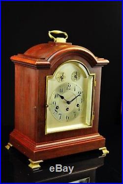 Antique German Junghans 8 Day Bracket Clock with Westminster Chime approx. 1910