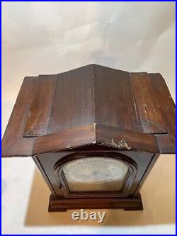 Antique German Junghans Quarter Hour Westminster Chime Bracket Clock 8-day