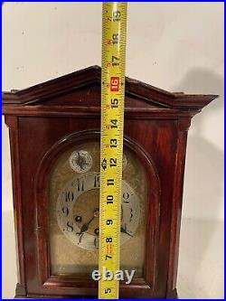 Antique German Junghans Quarter Hour Westminster Chime Bracket Clock 8-day