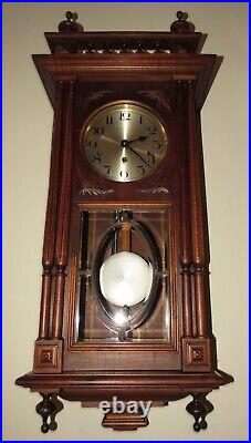 Antique German Kienzle Quarter Hour Westminster Chime French Style Wall Clock