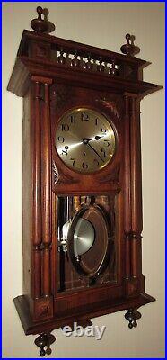 Antique German Kienzle Quarter Hour Westminster Chime French Style Wall Clock