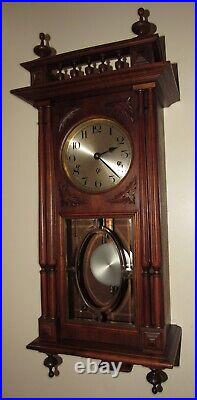 Antique German Kienzle Quarter Hour Westminster Chime French Style Wall Clock