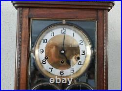 Antique German Kienzle Westminster chime wall clock (0391)