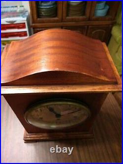Antique German Mantle Clock Westminster Chime 16 tall