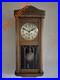 Antique German Mauthe Westminster chime wall clock (0715)