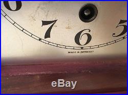 Antique German Westminster Chime Bracket Clock Toronto Retailer Junghans Style