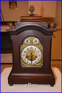 Antique German Westminster Chime Clock Junghans