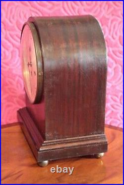 Antique German'junghans' Bracket 8-day Mantel Clock With Westminster Chimes
