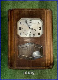 Antique Girod French Art Deco Regulator Wall Clock, Westminster Chimes