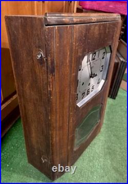 Antique Girod French Art Deco Regulator Wall Clock, Westminster Chimes